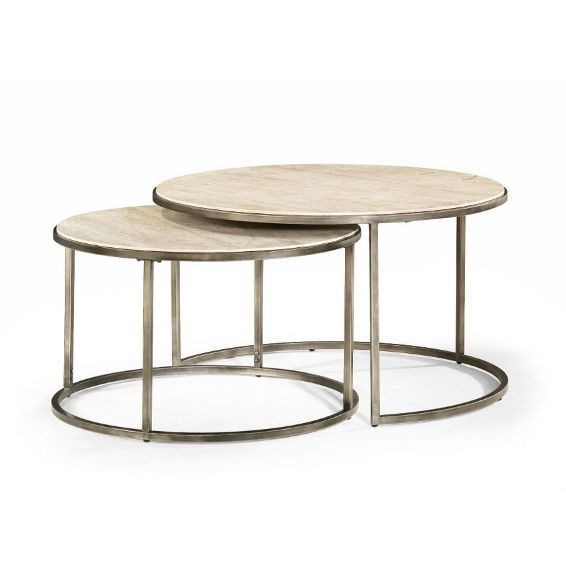 modern round coffee table