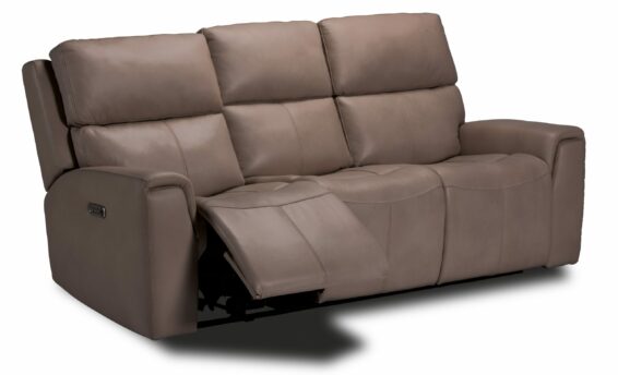 Flexsteel Stark Power Reclining Sofa with Power Headrest