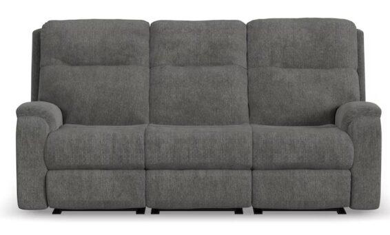 Flexsteel Penn Power Reclining Sofa with Power Headrest and Lumbar
