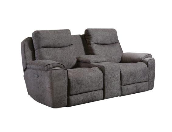 Show Stopper Power Reclining Console Loveseat with Power Headrest