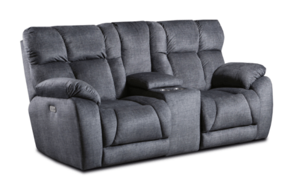 Wild Card Power Reclining Console Loveseat with Power Headrest